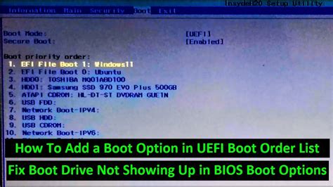 hard drive test not showing in bios boot options|bios not detecting boot drive.